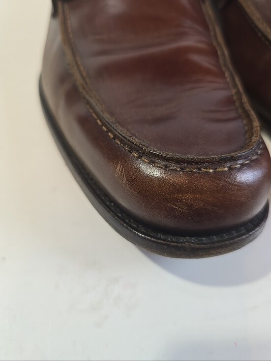 Salvatore Ferragamo Mens Brown Leather Loafers With Gancini Ornament Size 12EE main image 8
